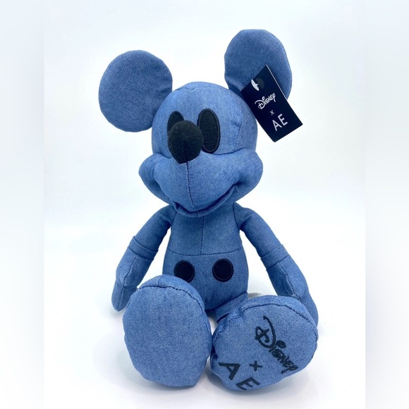 Disney Other - NWT Disney X AEO American Eagle Exclusive Denim Mickey Mouse Plush Collab 12in